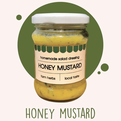 Homemade Organic Honey Mustard Salad Dressing 200ml