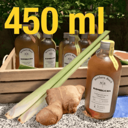 Organic Ginger Lemongrass Kombucha 450ml