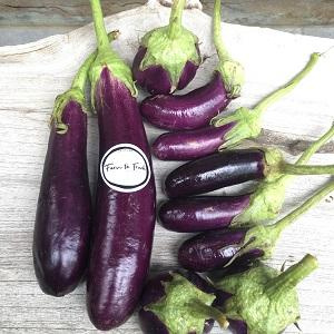 Organic Aubergine 500gm