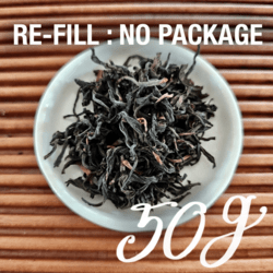 Forest-Grown Charcoal Roasted Black Tea 50gm-Refill : No Package